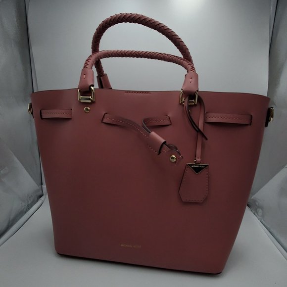 Michael Kors Medium Bucket Blakely Bag Rose Pink - Picture 7 of 7